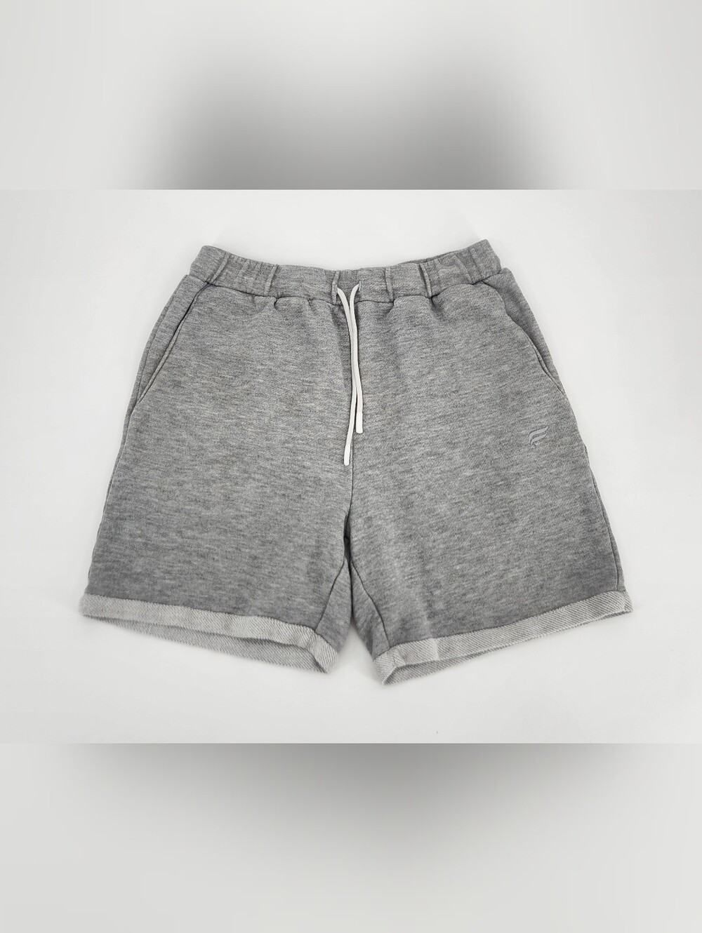 Men's  Fabletics Heather Grey Athletic Drawstring Shorts